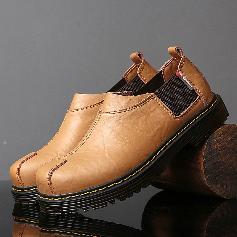 New Business Anti slip Shoes Men's Oxford Shoes High Quality Cowhide Leather Casual Shoes Men's Black Oxford Shoes Men's Fashion