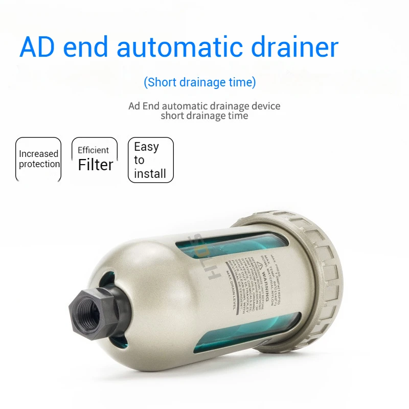Pneumatic End Automatic DrainerAD402-04 4Sub-Air Storage Tank of Air Compressor Drain Valve