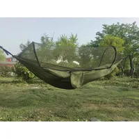 Portable Outdoor Parachute Hammock with Net for Camping 4