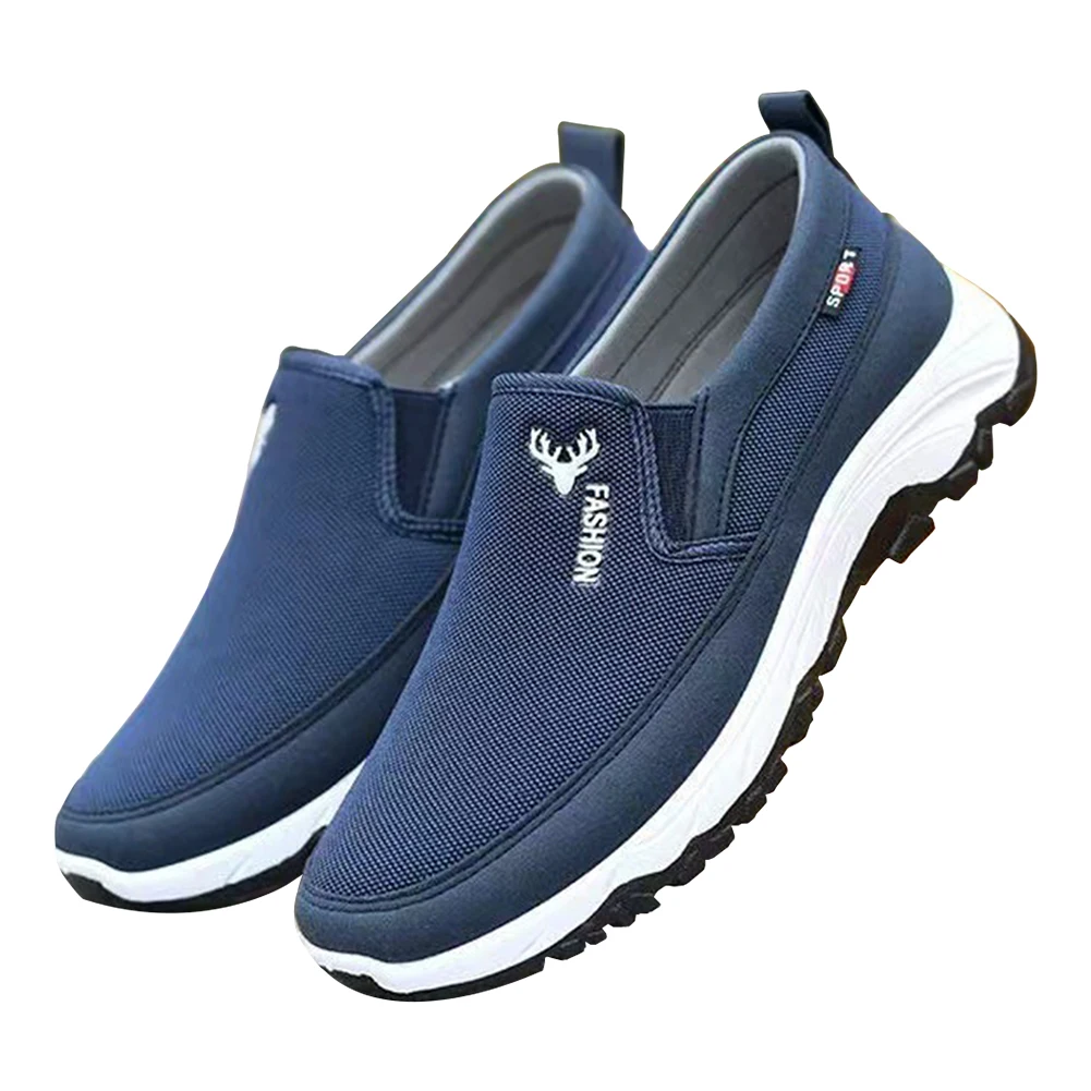 Men Penny Boat Shoes Sports Shoes Slip On Orthopedic Travel Plimsolls Non-Slip Comfortable for Outdoor Activity Hiking Walking