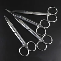 Professional 304 Stainless Steel 14CM Surgical Scissors Small Nail Tools Eyebrow Nose Hair Cut Manicure Makeup Accessories 1