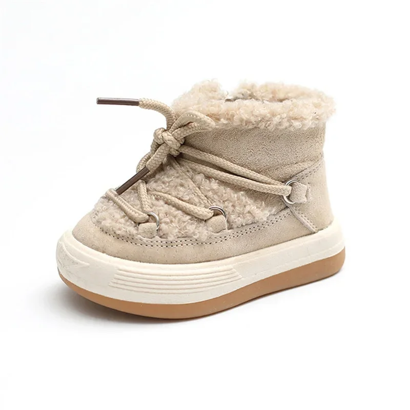 Winter Baby Boots baby shoes baby boots Warm Plush Rubber Sole Toddler Kids Sneakers Infant