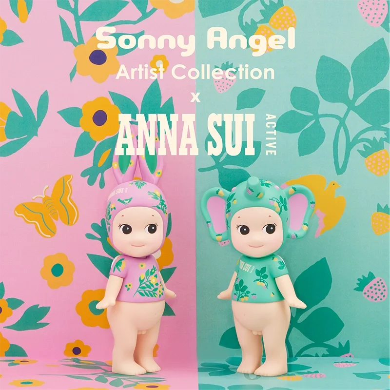 

Anime Kawaii Sonny Angel Garage Kit Anna Sui Sports Co Branded Artist Series Desktop Decoration Elephant Rabbit Birthday Gift