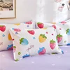 100% Pure Cotton 48cm * 74cm Grid Pillowcase, Landscape Cotton Pillowcase,Beauty Printed Pillowcase Bedroom Cover 2