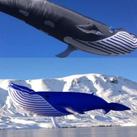 30D 9M Inflatable Whale Soft Kite Adult Giant Kite Beach Show Nylon Kites Tearproof and Easy To Fly Laundry Pendant Kite 2