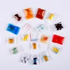 2.5x3cm Super Mini Thick Transparent Zipper Lock Bag Cute Cartoon Clear Plastic Bag Jewelry Pills Button Storage Loading Bag 6