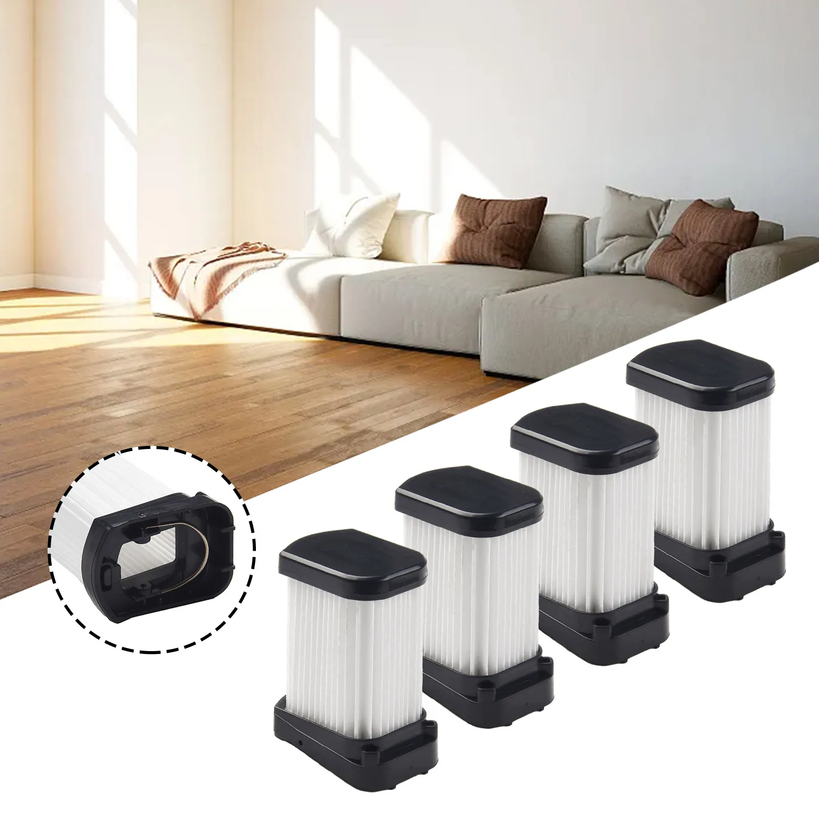 Description Picture 2 of item4pcs Filter For Shark WV270 WV270UK WV273UKT WandVac 2.0 Cordless Handheld Vacuum Cleaner Household Appliances Accessories