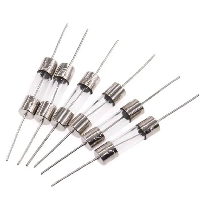 

100PCS 5*20mm Axial Glass Fuse Fast Blow 250V With Lead Wire 5*20 F 0.5A/1A/2A/3A/3.15A/4A/5A/6.3A/8A/10A/12A/15A The fuse tube