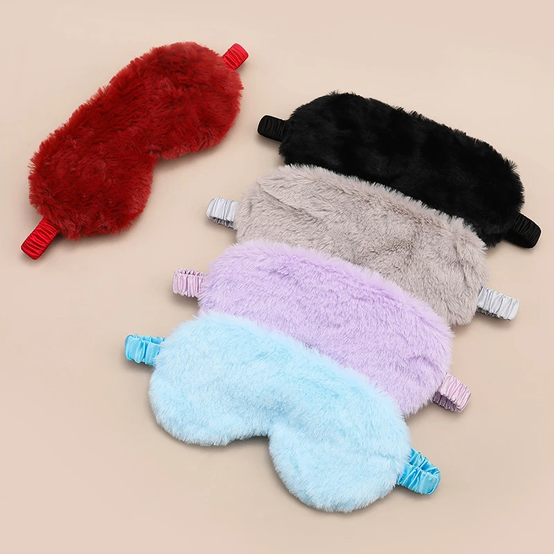 

1PC Sleeping Blindfold Soft Plush Eye Masks Cute Love Cloud Eye Cover Plush Mask Eyepatch Nap Health Eye Cover Sleeping Mask