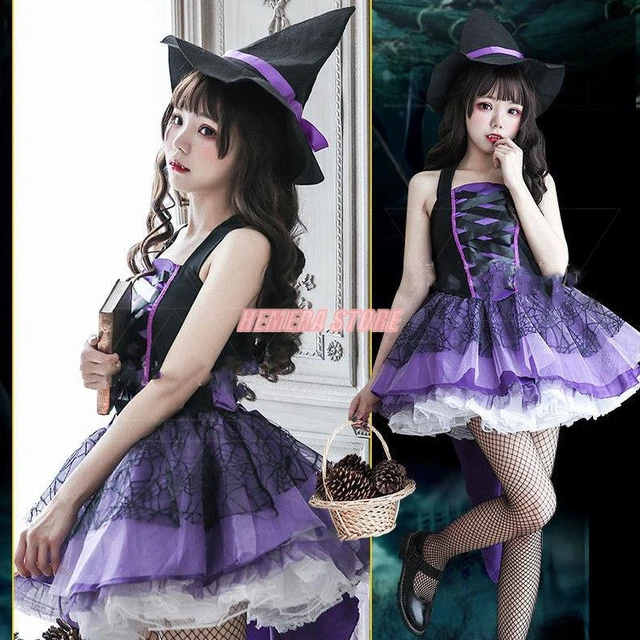 Sexy Witch Vampire Costume for Masquerade Party Halloween Cosplay Costume  Adult