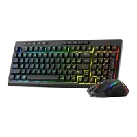 Redragon S142 Wireless Gaming Keyboard & Mouse Combo, 98 Keys K515 PRO Wireless RGB Membrane Keyboard