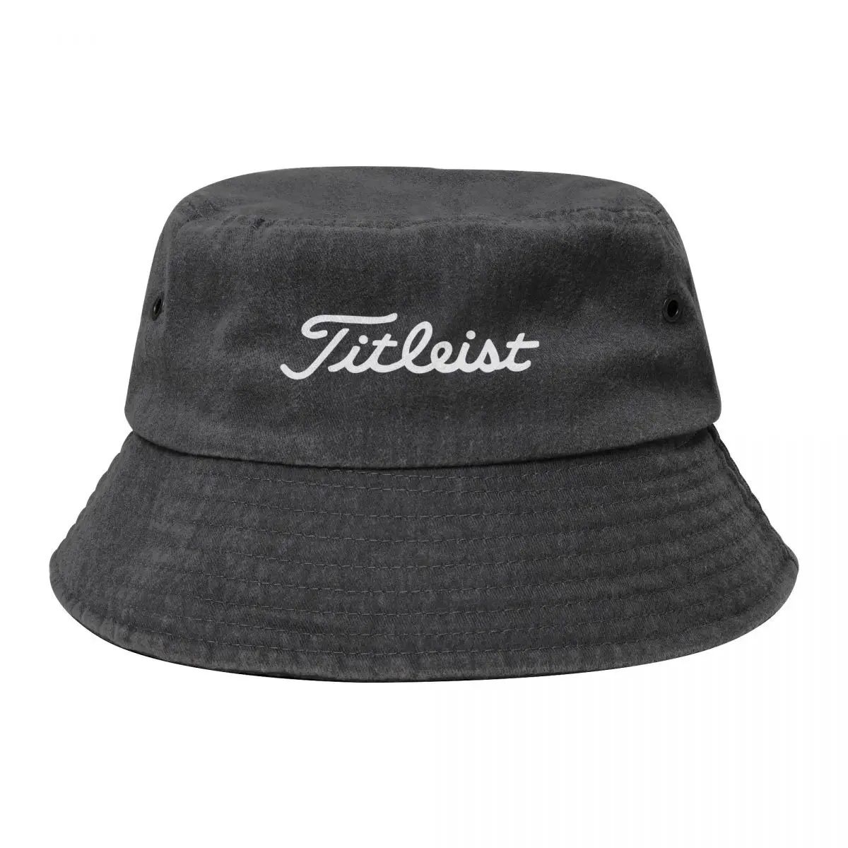 

Unisex Denim Cotton Bucket Hats Golf Logo Outfits Washed Distressed Fisherman Cap Travel Headwear Bob Hats Lightweight