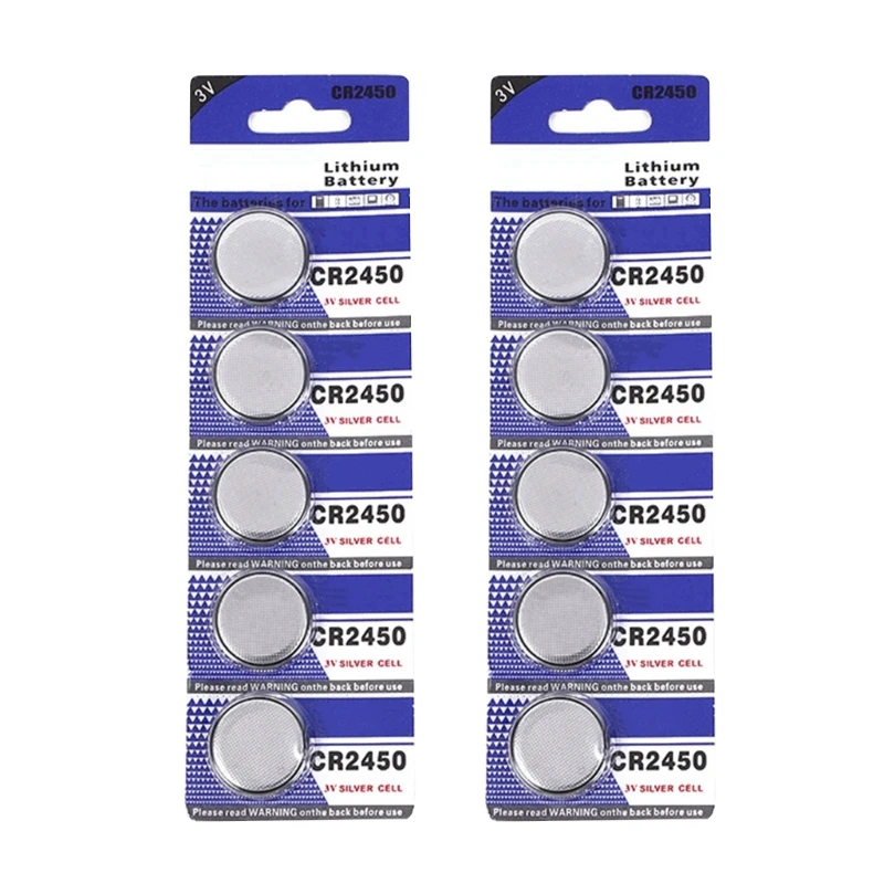 

Button Batteries CR2450 3V Lithium Battery Suitable for Various Devices N2UB
