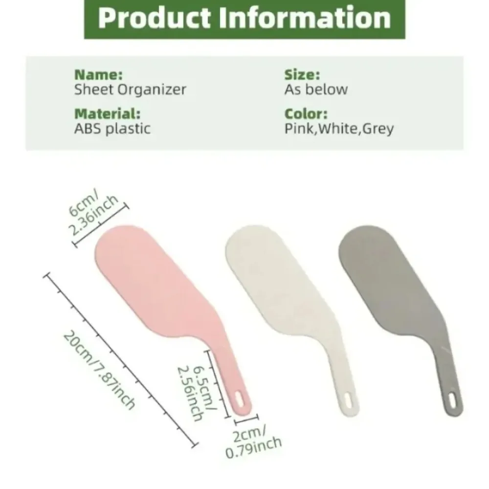 Multifunctional Bed Sheet Organizer Non-Slip Plastic Durable Sheet Tucker Tool Household Helper for Easier Bed Skirt Replacement