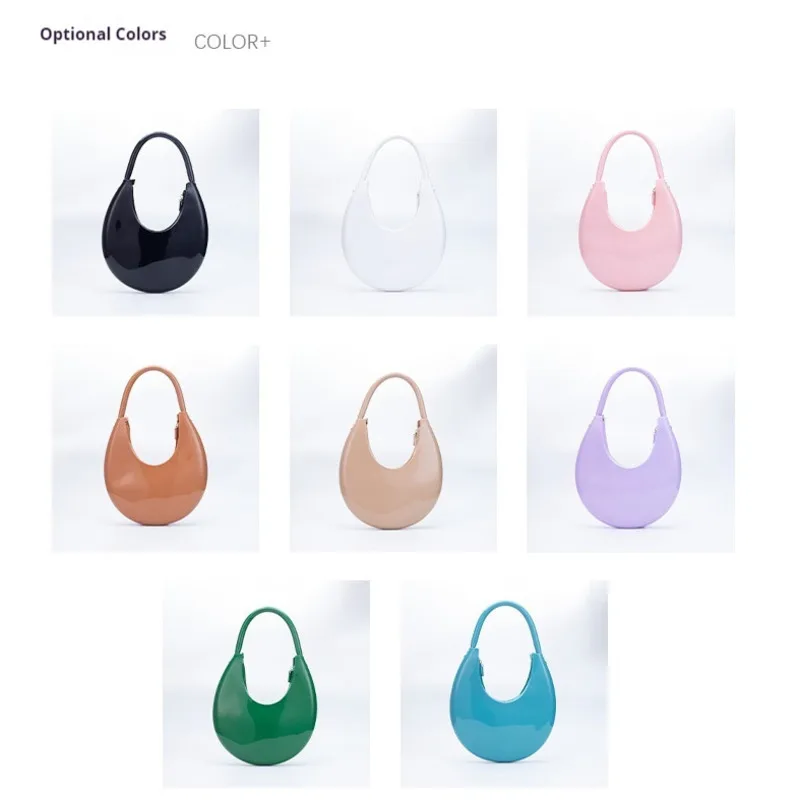 KK  2024 New Women's Shoulder Bag Jelly Bag Crossbody Large Women's Crescent Underarm Bag top-handle bags female luxury handbags