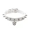 Goth Punk Spike Rivet Choker Collar For Women Steampunk Cat Head Necklace Emo Neck Strap Cosplay Chocker Gothic Accessories 5