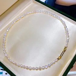 New Arrival Natural Baroque Freshwater Pearl French Retro 14k Gold Filled Female Chains Necklace Jewelry For Women Gifts