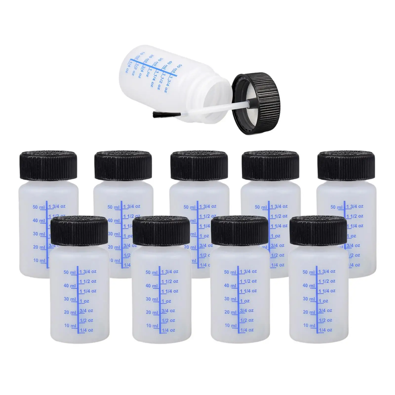10 Pieces Leftover Paint Container Reusable Touchup Paint Applicator Bottle