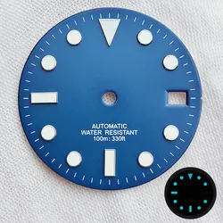 Luminous Multi-Color Watch Dial - High-Quality Accessory (Blue)