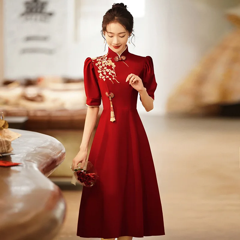 chinese collar dress for ladies