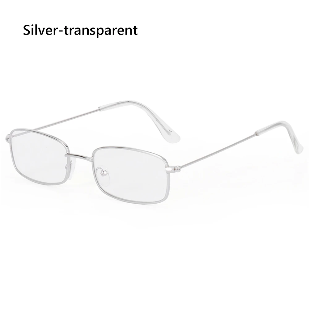 Unisex Fashion Vintage Small Oval Sunglasses Vintage Gold Silver Frame UV400 Clear Lens Metal Sun Glasses Brand Shades Eyewear oversized square sunglasses Sunglasses