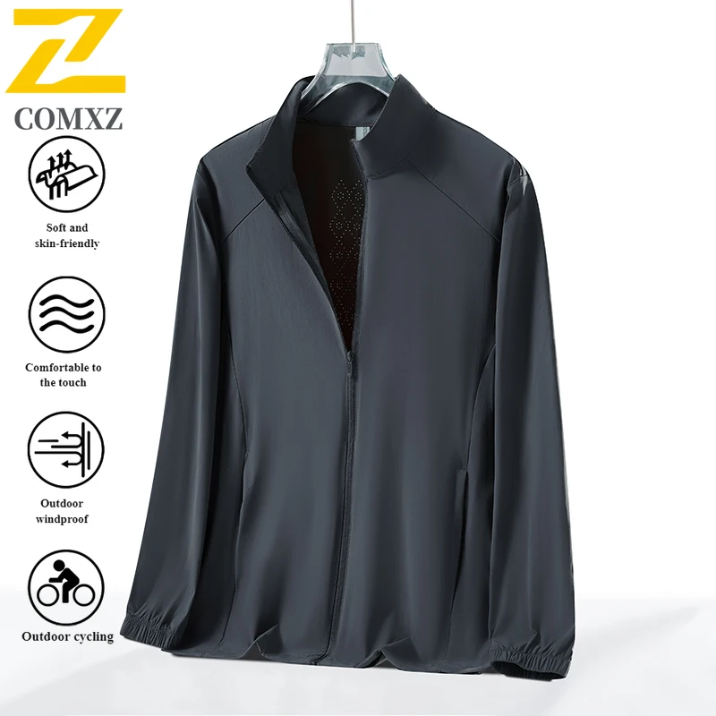 Summer UV Protection Jacket UPF50+ Detachable Hood Fishing Skin Coat Men Women Lightweight Outdoor Sports Sunscreen clothing2025