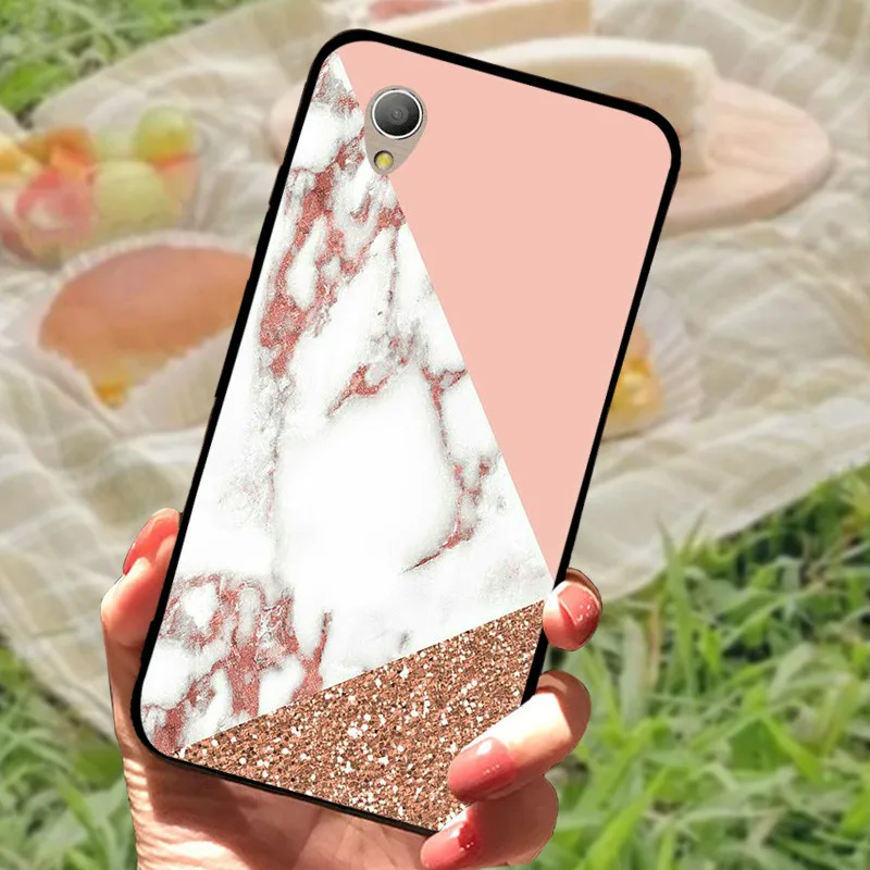 Elegant Black Marble Silicone Soft Case Cover - Shockproof Protective Bumper