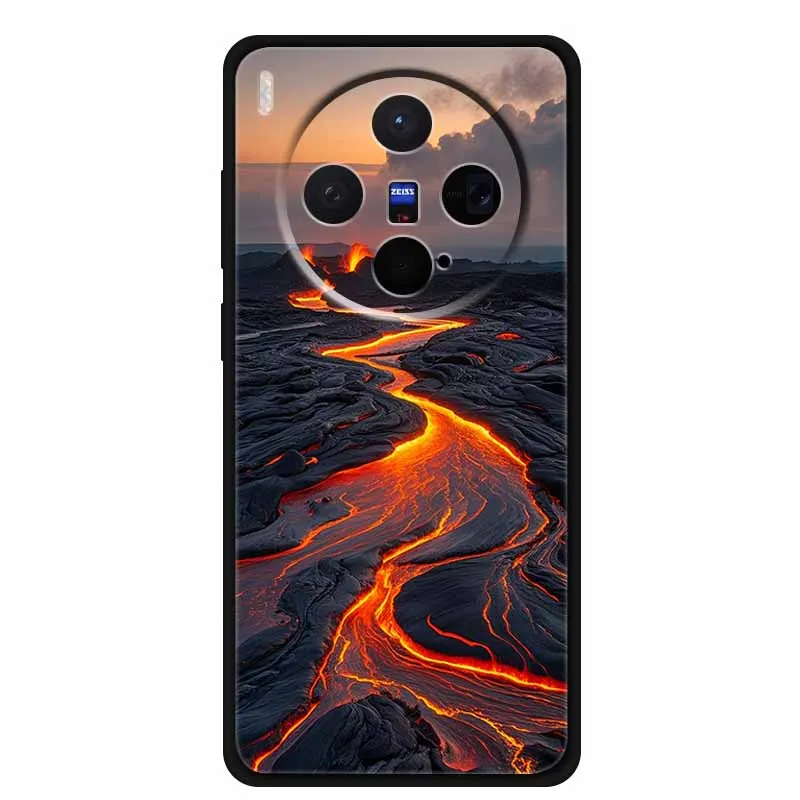 Black TPU Soft Silicone Phone Case  - Fashionable Anime Design with Protective Bumper