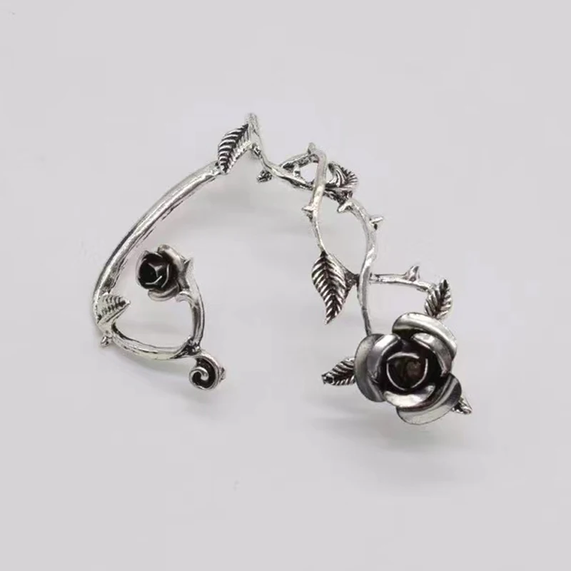 アクセサリー Scat Rose\" hoop pierce earcuff Rose_pierce_p_SILVER03_1600x.