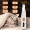New Dog Paw Trimmer with LED Light Fully Waterproof Pet Hair Trimmer with LED Display Dog Clippers for Grooming 18mm Widen Blade 5