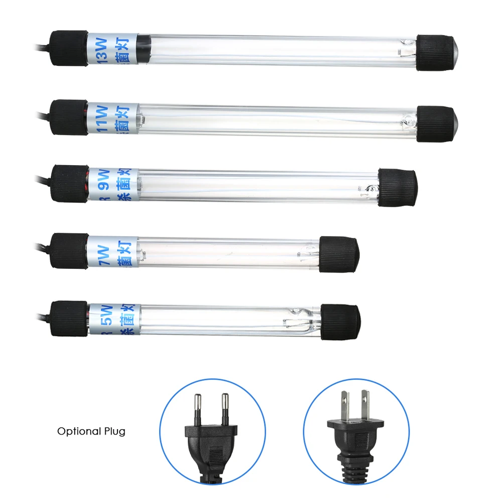 Submersible UV Light Water Sterilization Lamp for Aquarium Disinfection