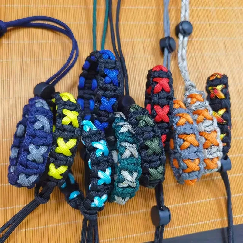 조절식 손 꼰 나일론 카메라 손목 스트랩, 퀵릴리즈 손목 벨트 스트랩, 캐논 니콘 후지 SLR 미러리스용 로프