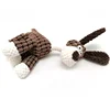 Fun Pet Toy Donkey Shape Corduroy Chew Toy For Dogs Puppy Squeaker Squeaky Plush Bone Molar Dog Toy Pet Training Dog Accessories 5