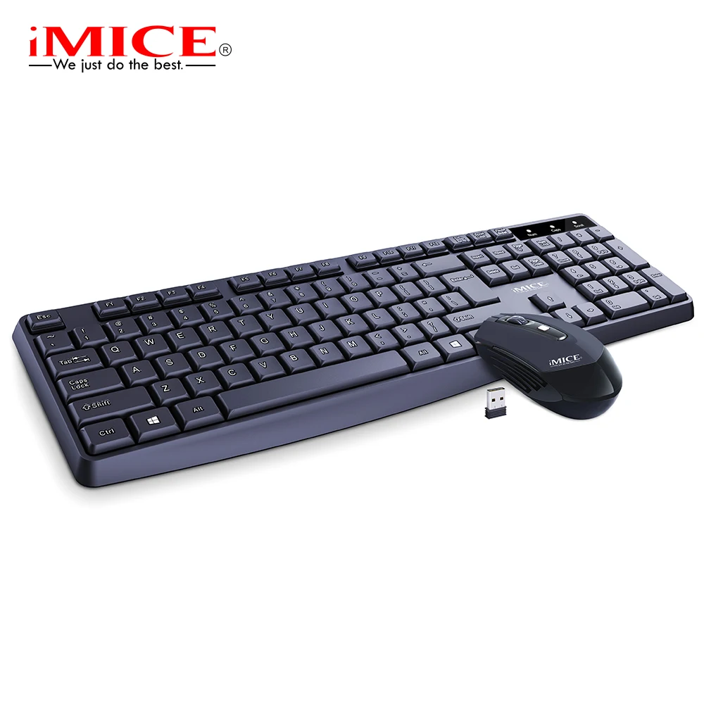 

2.4Ghz USB Wireless Gaming Keyboard and Mouse Combos Waterproof Optical Gaming Mouse 104 Keys Keyboard for PC Gamers