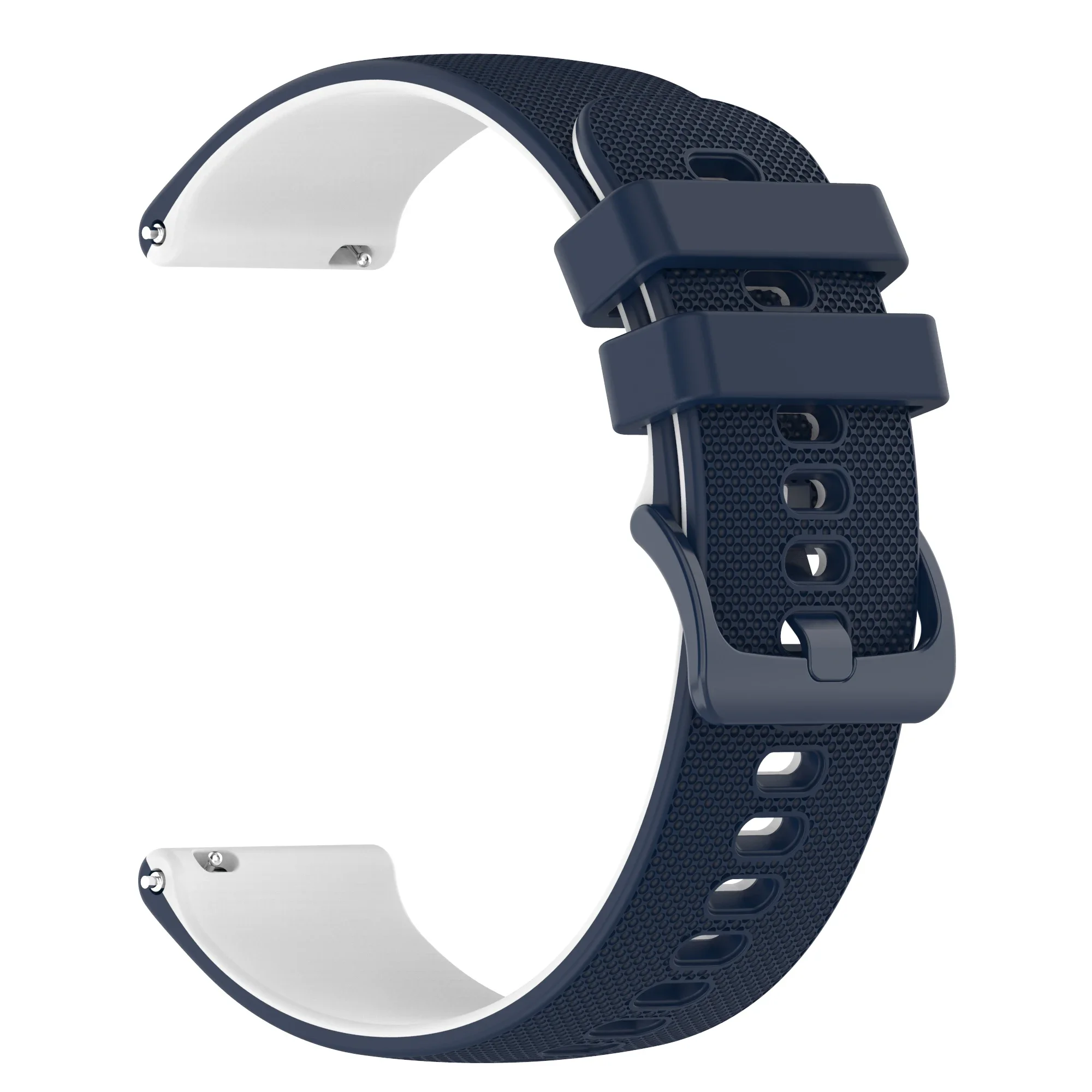 Versatile Soft Silicone Watch Band – 20/22mm Strap Bracelet in Assorted Colors