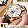 OUPINKE Luxury Watch For Man Top Brand Mechanical Wrist Watches Sapphire Glass Waterproof Leather Strap Automatic Watch Men 3189 1