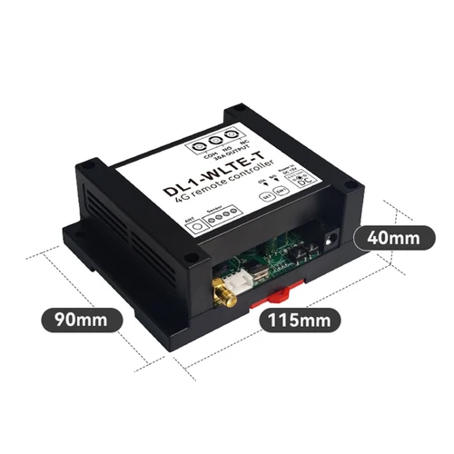 GSM 스마트 1 채널 DL1 GSM 4G LTE 앱 원격 제어, 릴레이 출력 ON/OFF 스위치 앱 제어, 정전 경보, 30A 4