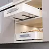 Kitchen Storage Tray Pull out Cabinet Organizer Slide out Drawers Fixed with Adhesive Roll out Shelf Storage for Kitchen Base 4