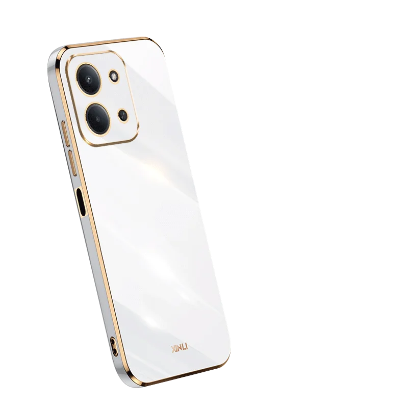 Luxury Square Plating Shockproof Soft Silicone Case