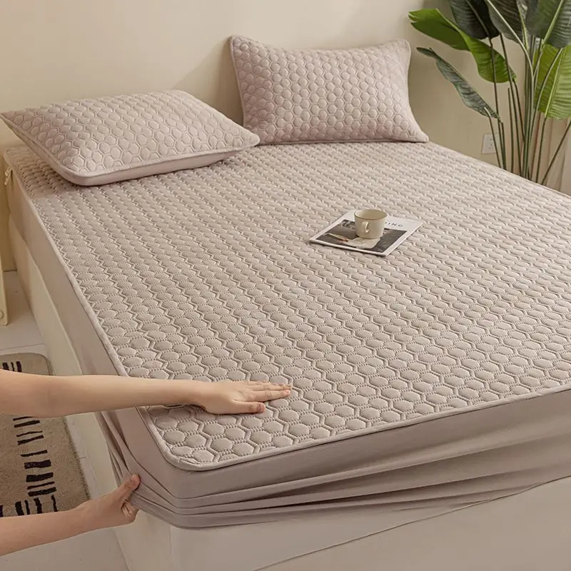 ثلاثية الأبعاد نسيج الهواء غطاء مرتبة سميكة بلون م...