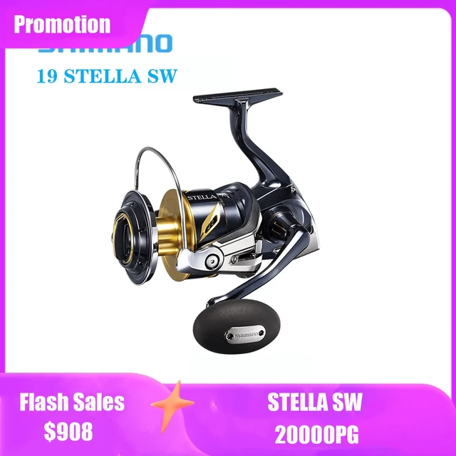 2019 NEW Original SHIMANO STELLA SW Spinning Fishing Reels 20000PG Saltwater  Fishing Wheel Made in Japan - AliExpress