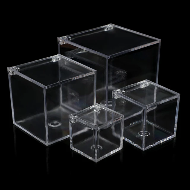 Boîte de faveur de cube acrylique transparent, stockage en plastique de  verre acrylique plexi, cadeau de fête de mariage, utilisation à la maison  et au bureau, évaluation GT - AliExpress