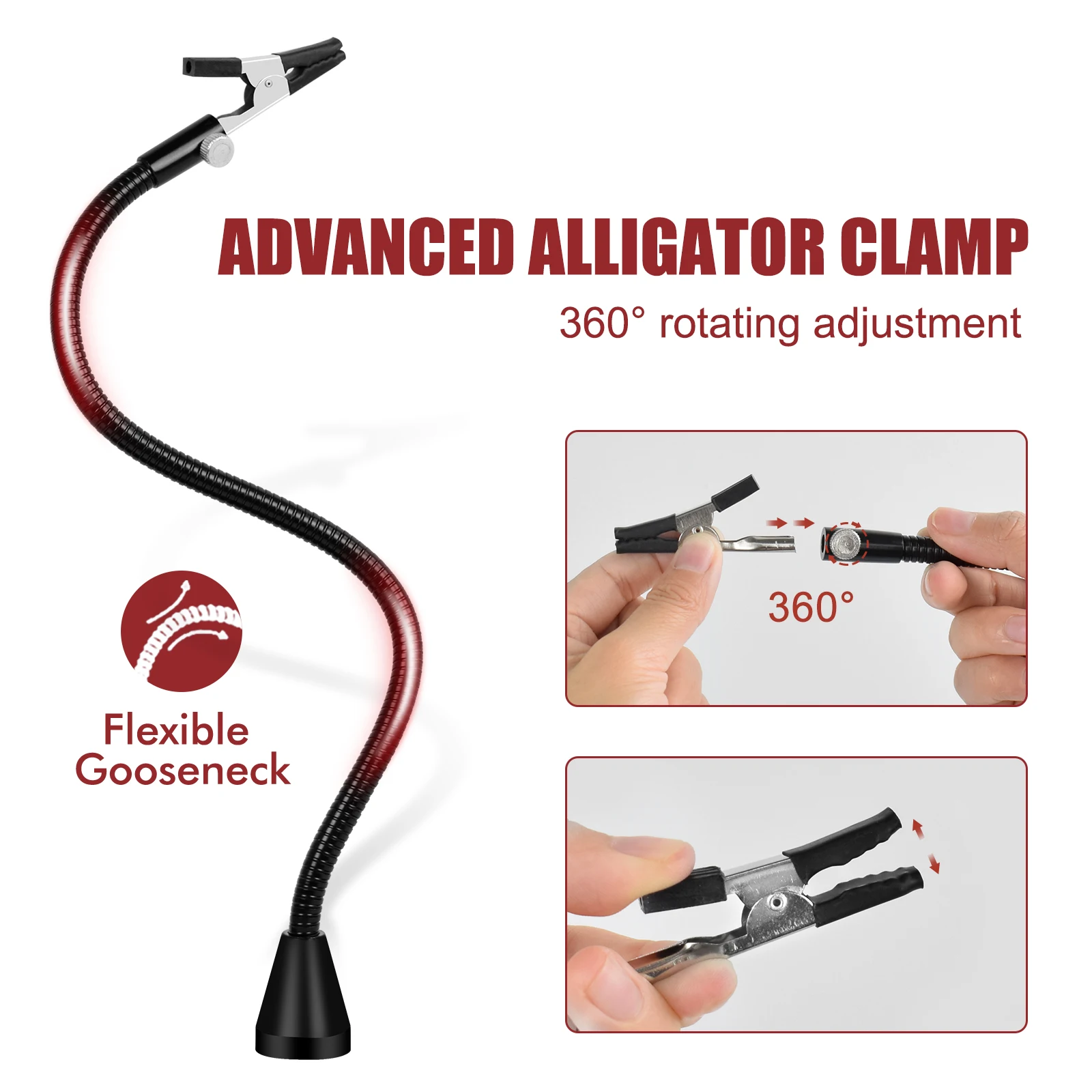Extra Large Size Iron Plate Magnetic Soldering Third Hand PCB Holder Heat Gun Stand Heavy Duty Welding WorkstationTool NEWACALOX