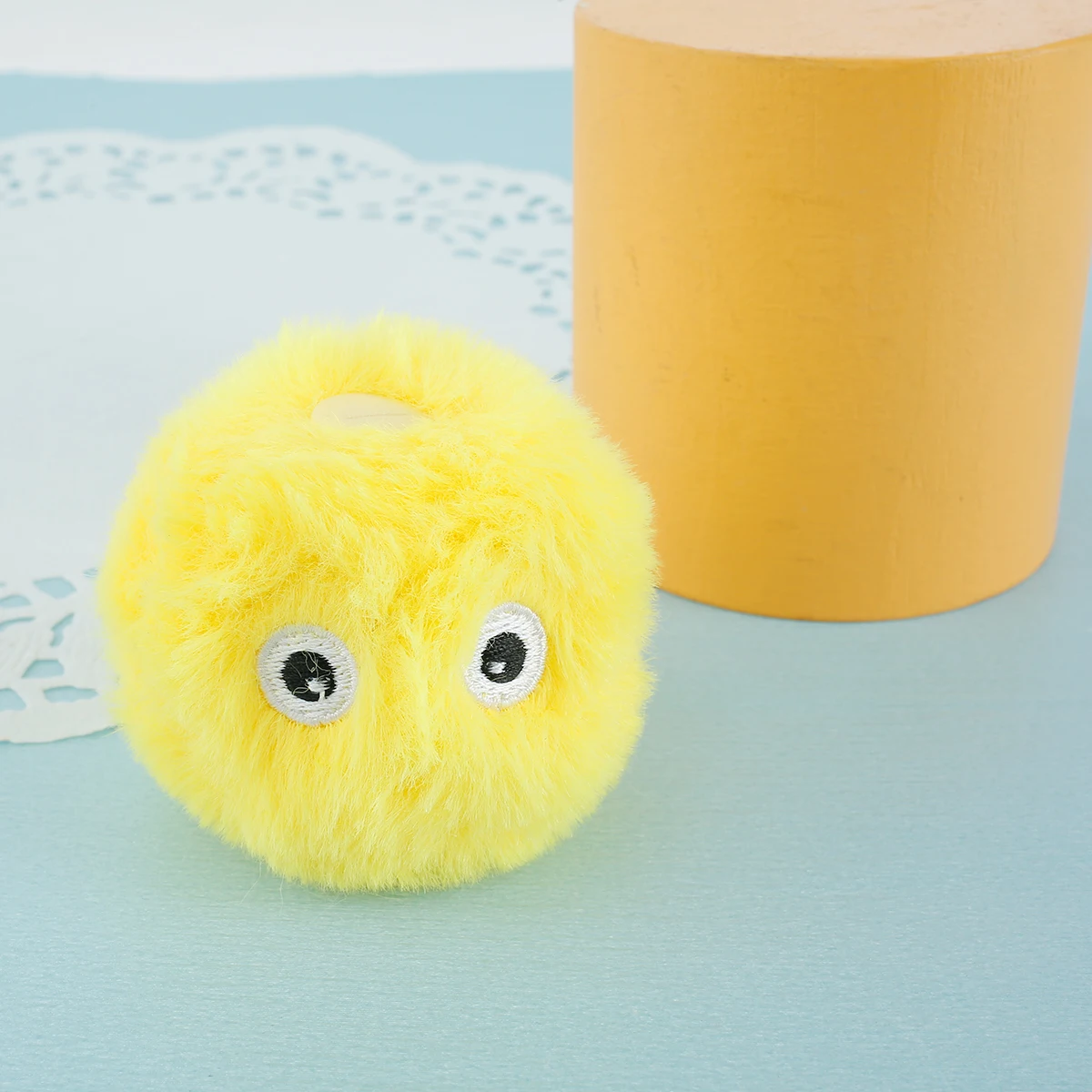 Interactive Ball Cat Toys Balls Squeaky Fluffy Plush Cat Toys Cat Interactive Toys Balls Lifelike Animal Calls Sound Toy Pet New