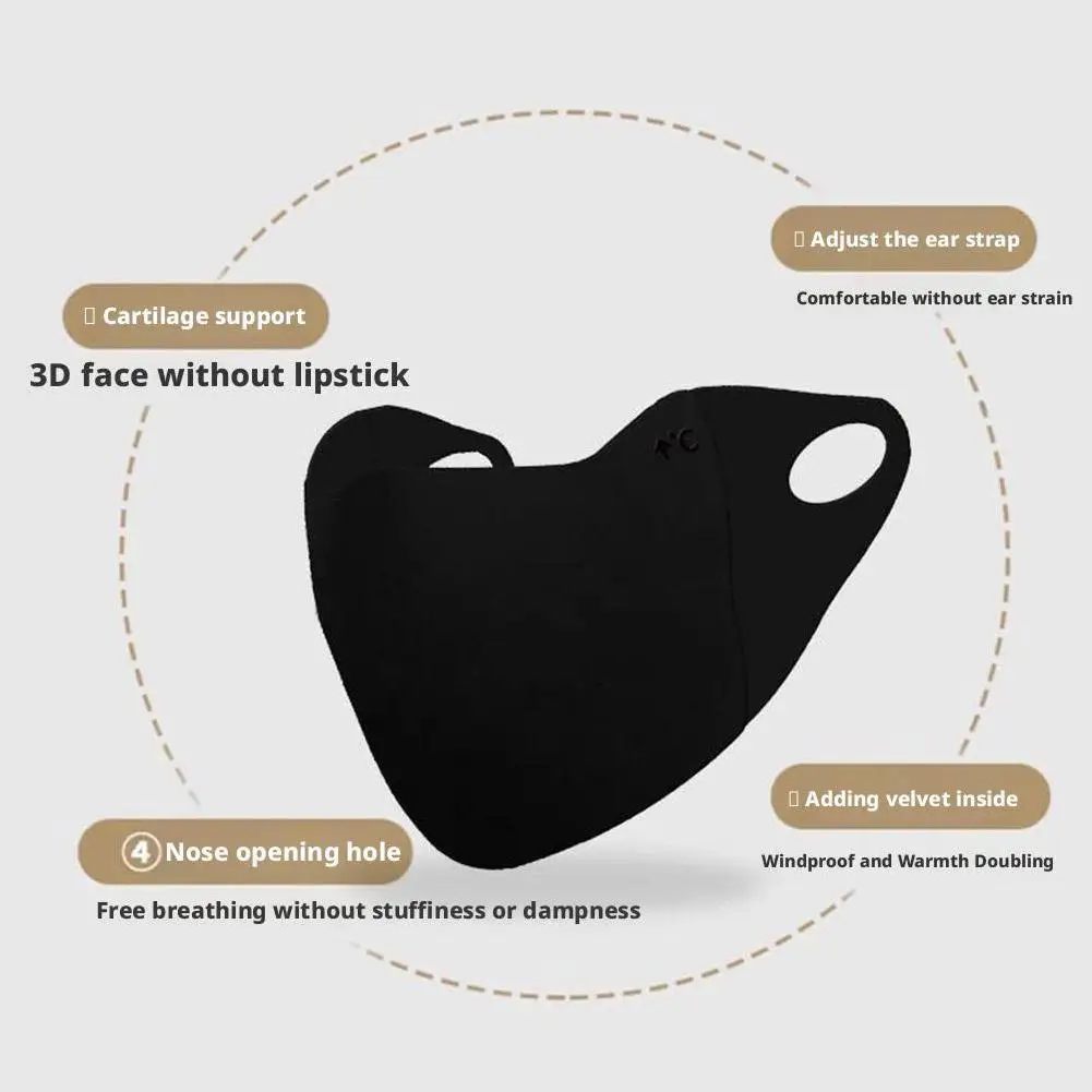 NEW Winter Mask Women Ski Mask Thermal Half Face Cover Windproof Snowboard Cycling UV Protection Sport Breathable