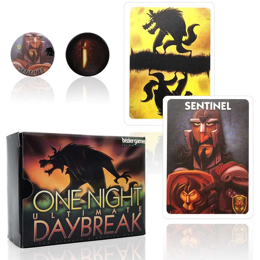 One Night daybreak Ultimate Werewolf board Game for home party fun