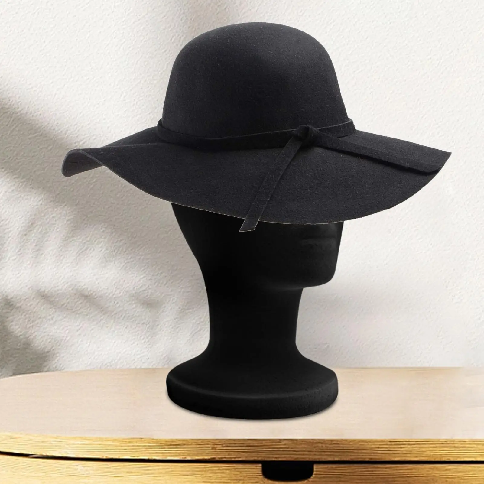 Mannequin Head Foam Black Velvet Mannequin Manikin Head Wig Display Cosmetology Beauty Display Model for Jewelry Hair