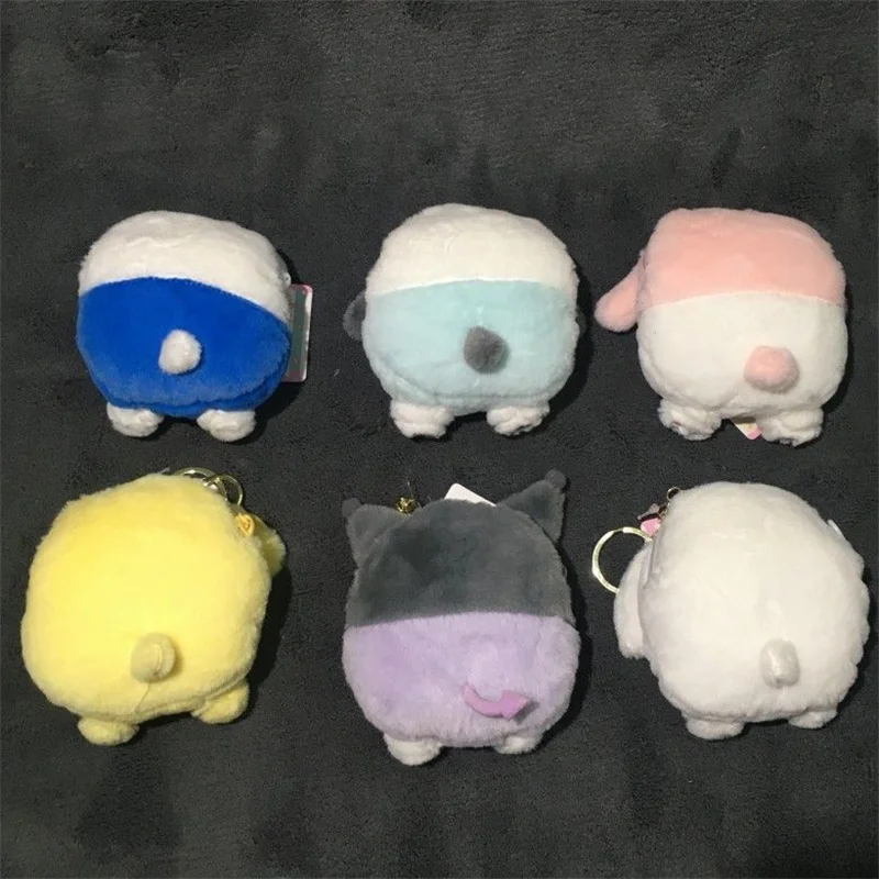 Sanrio Coin Purse Hello Kitty Melody Plush Toys Children Cute Kuromi Cinnamoroll Wallet Girls Cartoon Pochacco Plush Bag Gifts