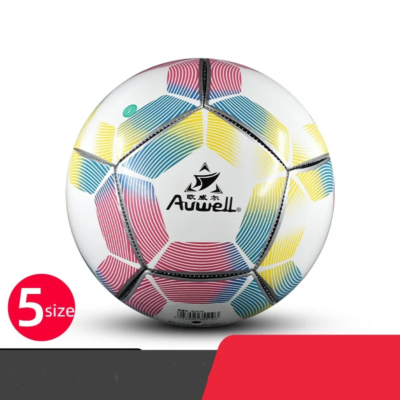 

2023 New Official Size 5 Football TPU Machine-stitched Soccer Outdoor Grass Indoor Game Use Team Training Match Football Ball