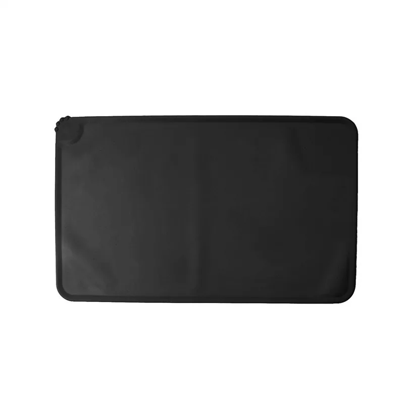 New Waterproof Pet Mat For Dog Cat Solid Color Silicone Pet Food Pad Bowl Drinking Mat Dog Feeding Placemat Easy Washing